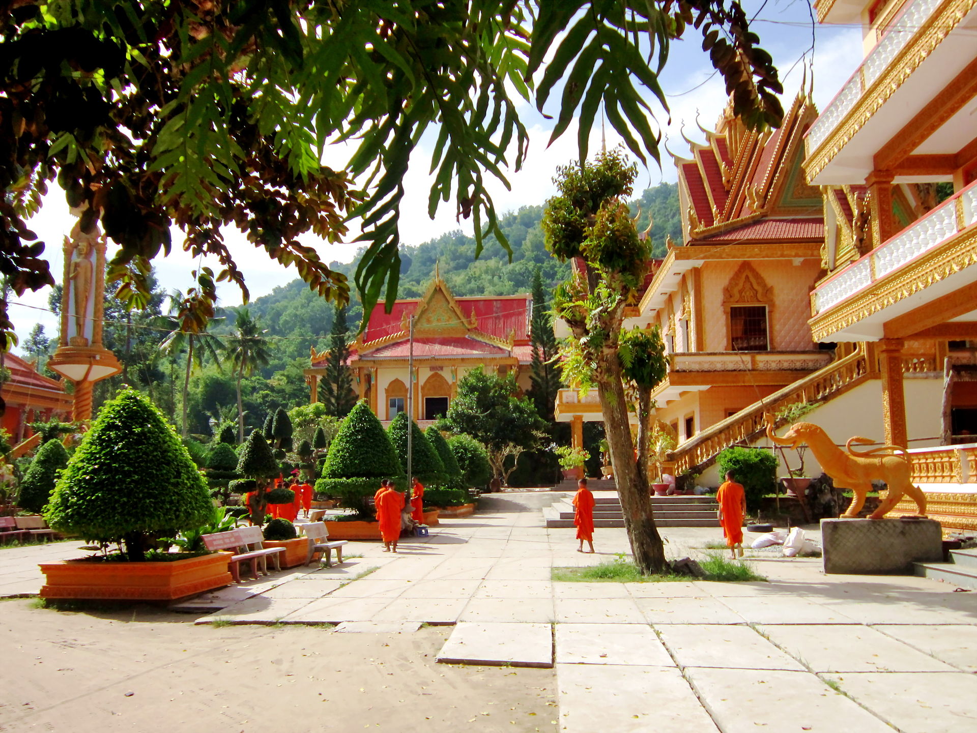 Chùa Khmer ở Ba Thê