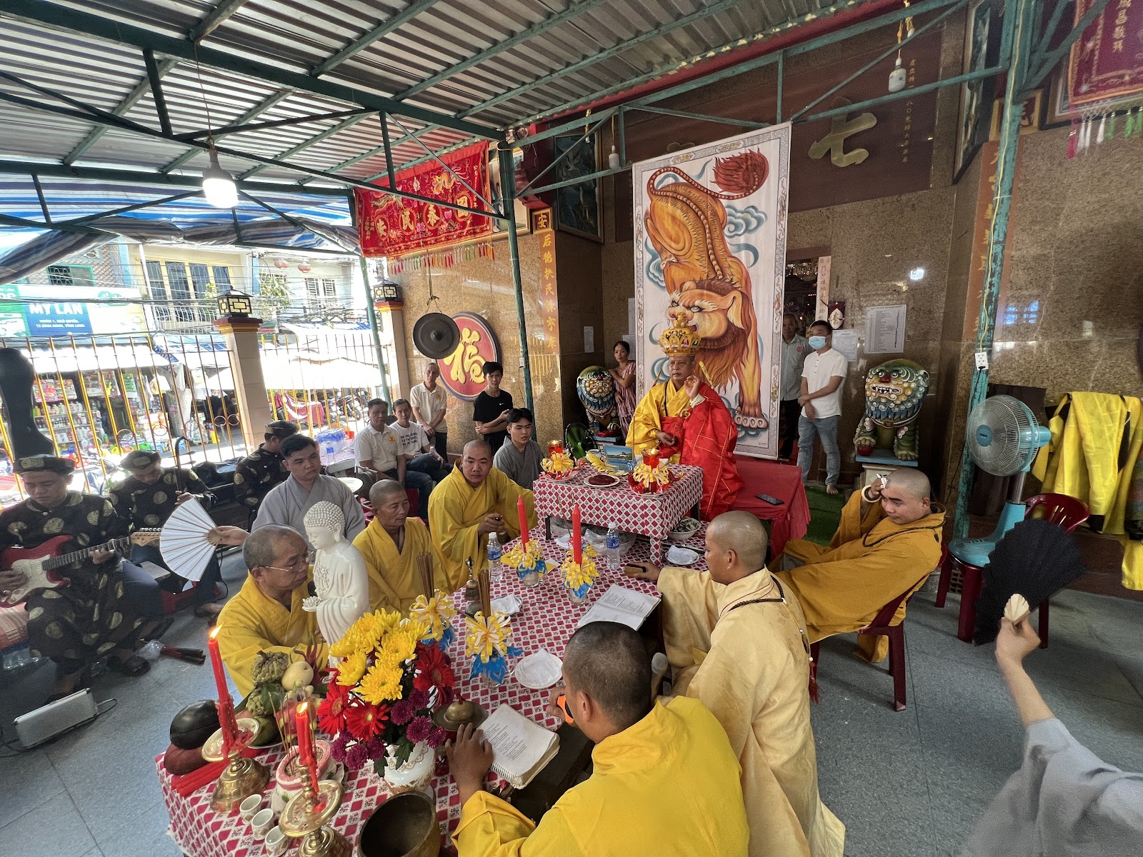 Chùa Bà Thiên Hậu Chợ Cái Vồn 丐容市 七府廟 天后聖母