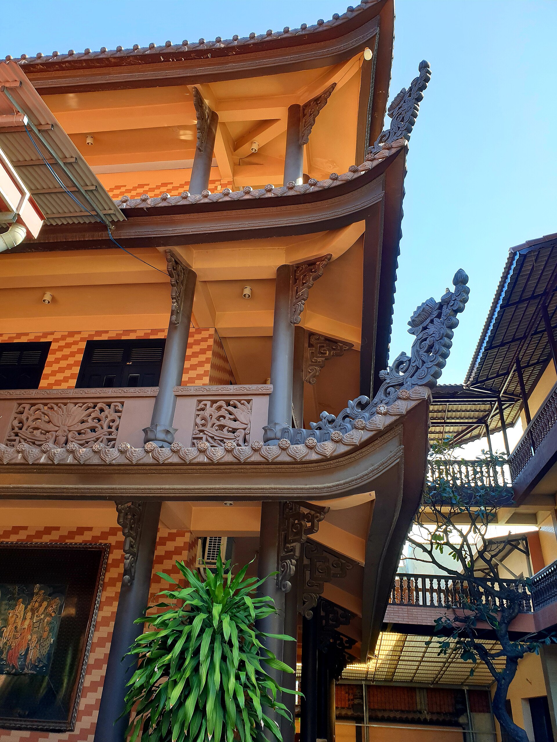 Chùa Tuệ Châu, Hóc Môn, tháng 01 năm 2022 (hậu viện) (5)