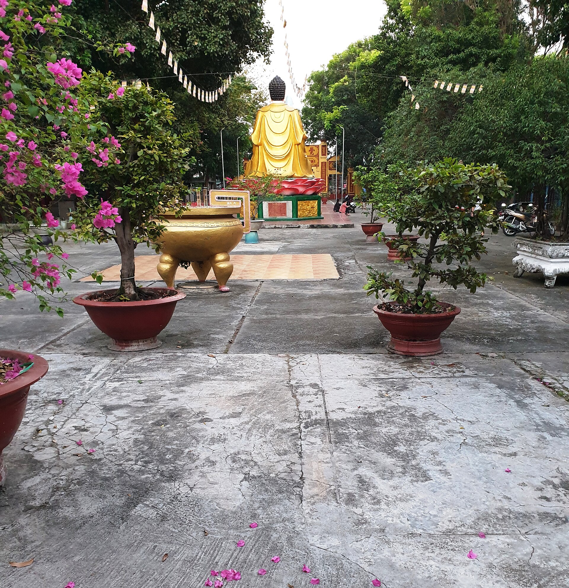 Chùa Giác Hải ở Bình Tân, tháng 12 năm 2021 (sân) (3)