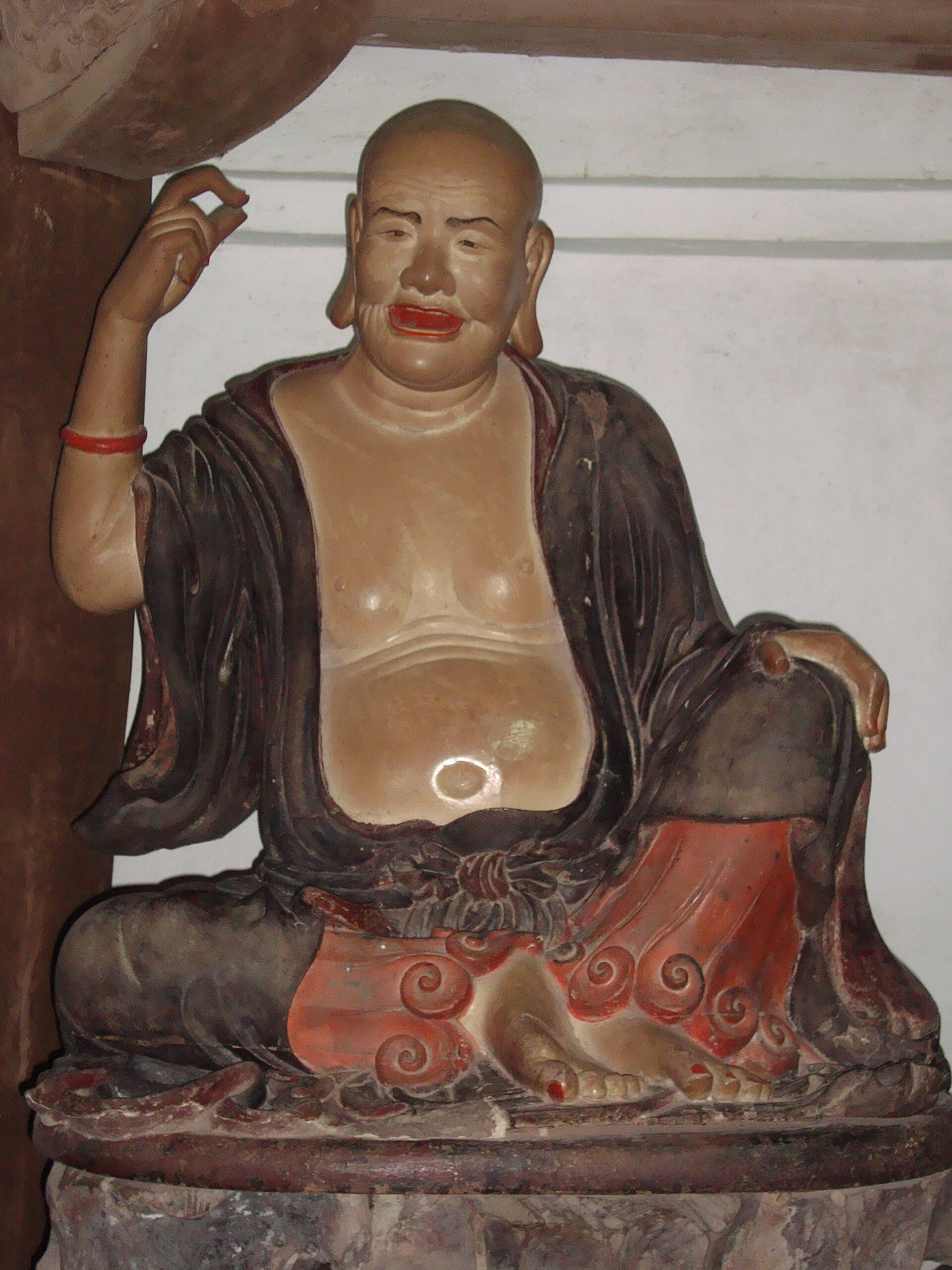 Thập Bát La Hán - Chùa tây Phương - La Hán Cười