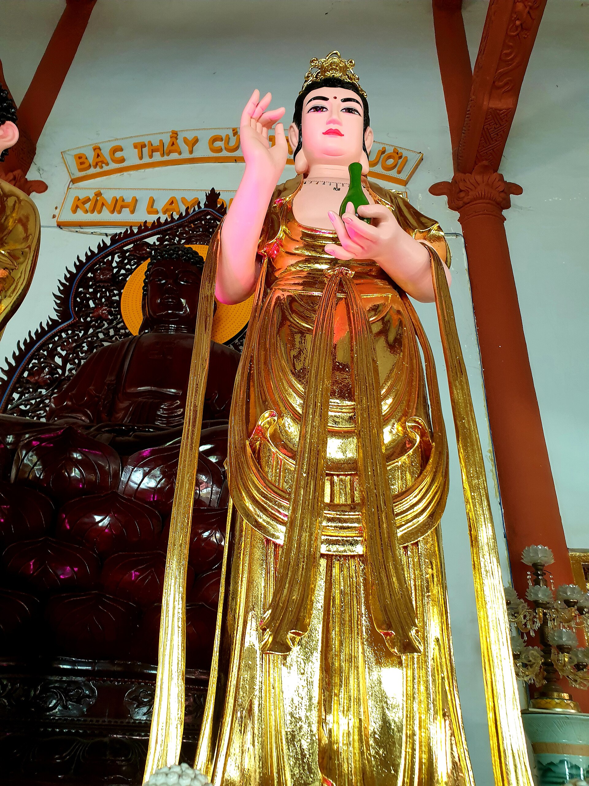 Chùa Bình An năm 2022 (tượng Quan Thế Âm) (1)