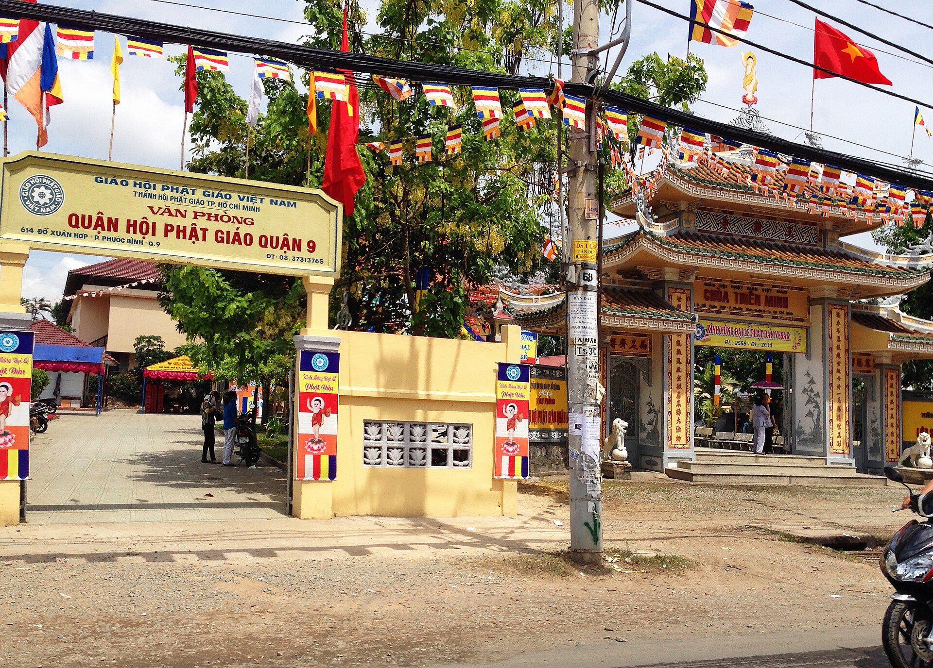 Chùa Thien Minh-Do Xuan hop-Phước Bình, Quận 9, TPHCM, Việt Nam - panoramio