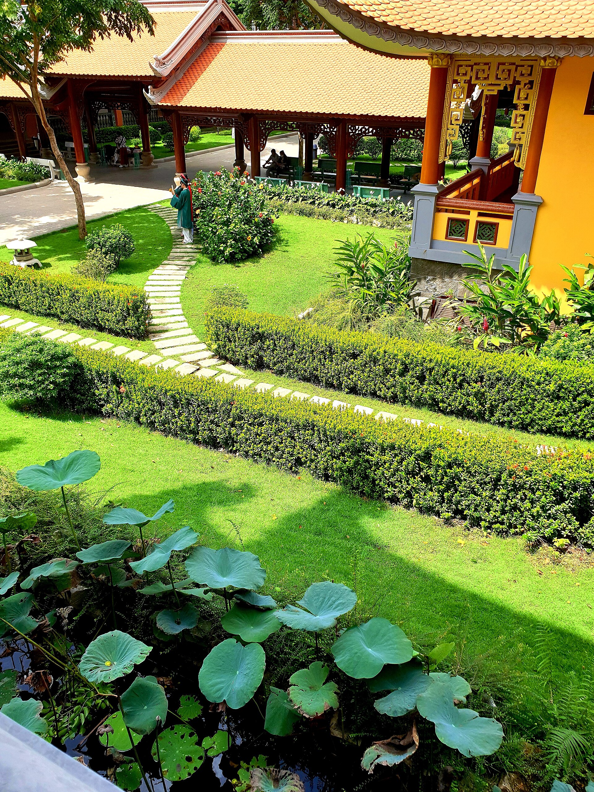 Tu viện Vĩnh Nghiêm, cảnh (cảnh vườn hậu viện) (7)
